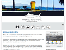 Tablet Screenshot of bermaguibeachhotel.com.au